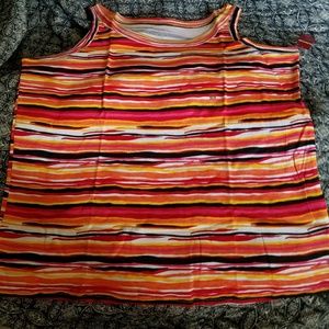 AVENUE Sunset stripe tank top 26/28